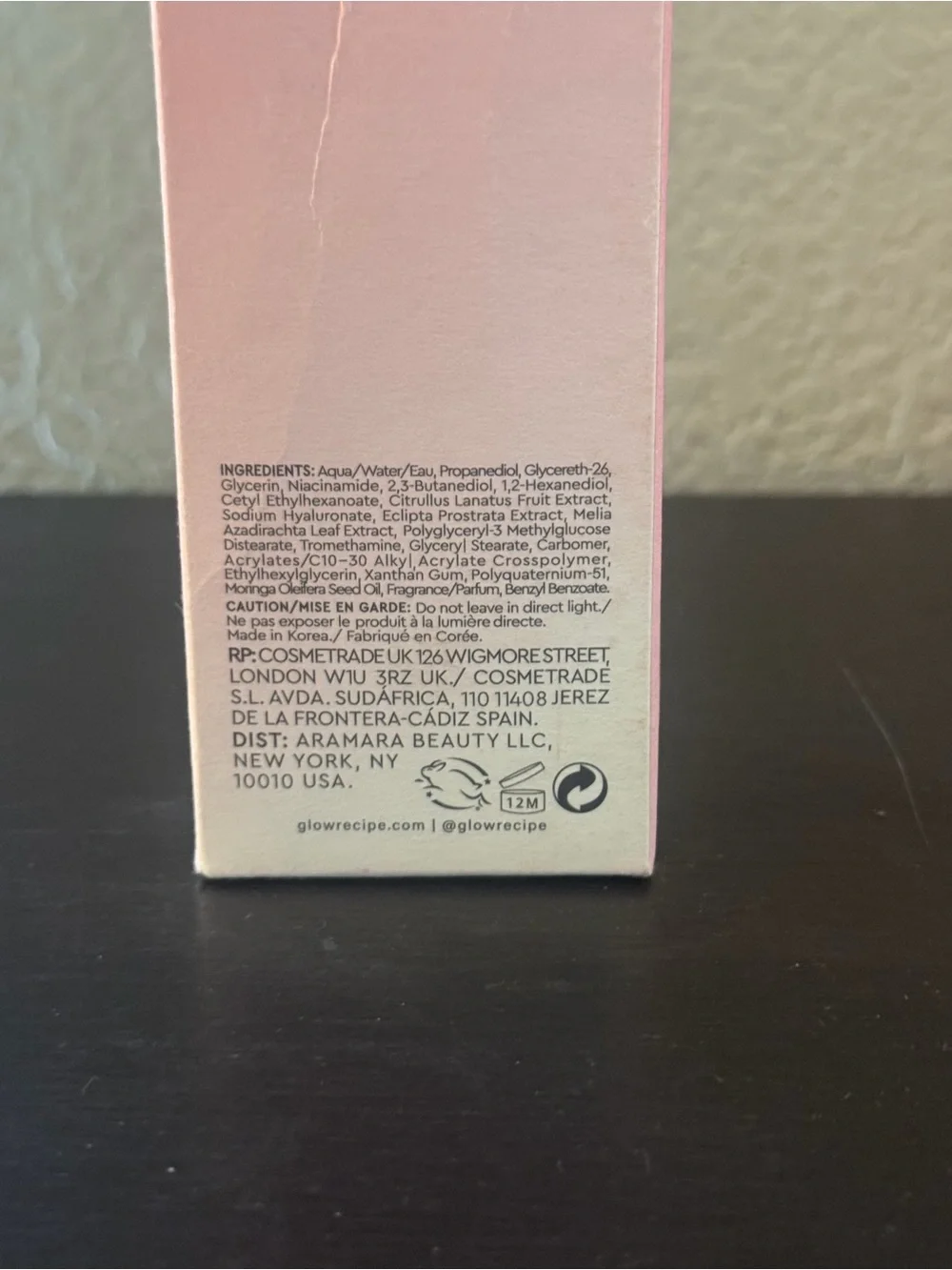 GLOW RECIPE watermelon glow niacinamide dew drops ultimate glow + brightening